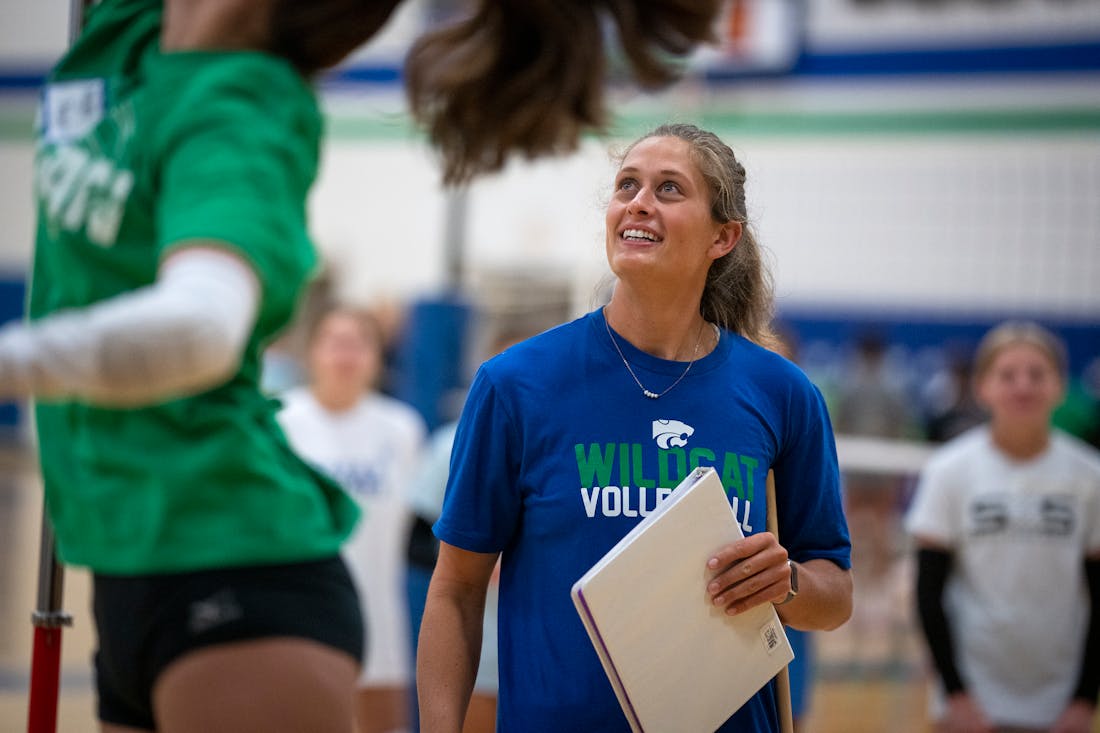 Eagan volleyball coach McKenna Melville returns home, replaces her