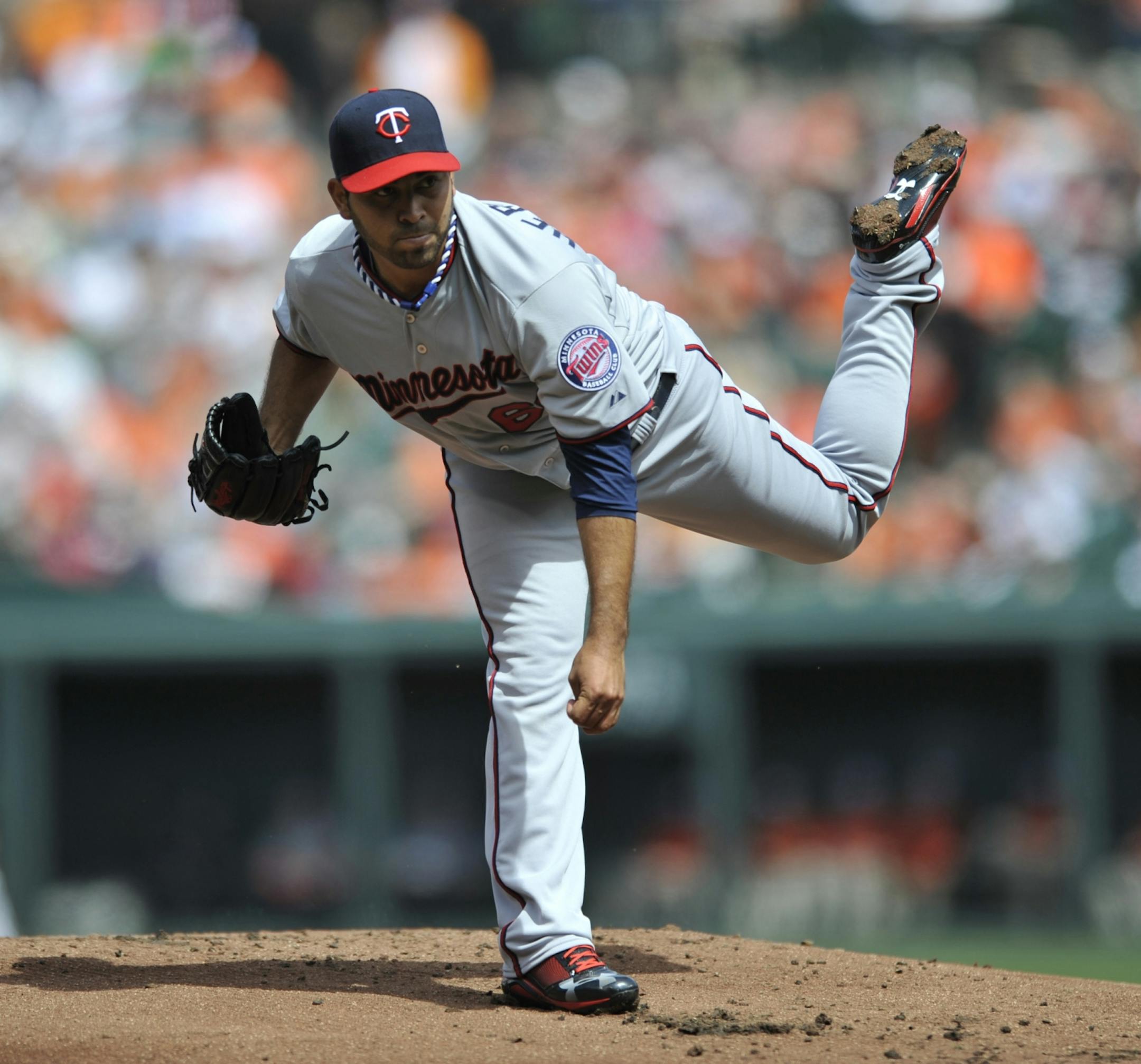 Twins fill-in starter Pedro Hernandez held the Orioles to three runs over five innings Sunday.