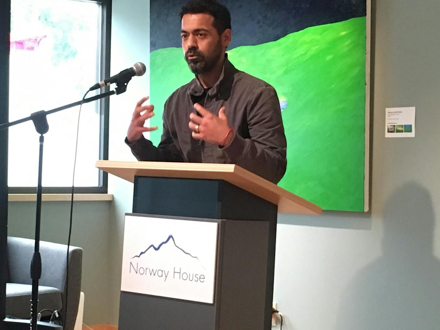 Jatin Setia, founder of Twin Cities Film Fest, talks about its decade-long evolution into an event that draws 15,000 people annually to a group of business and political leaders thinking about creating a regional innovation event. The meeting, held at Norway House in Minneapolis, was convened by Synapse Minnesota.