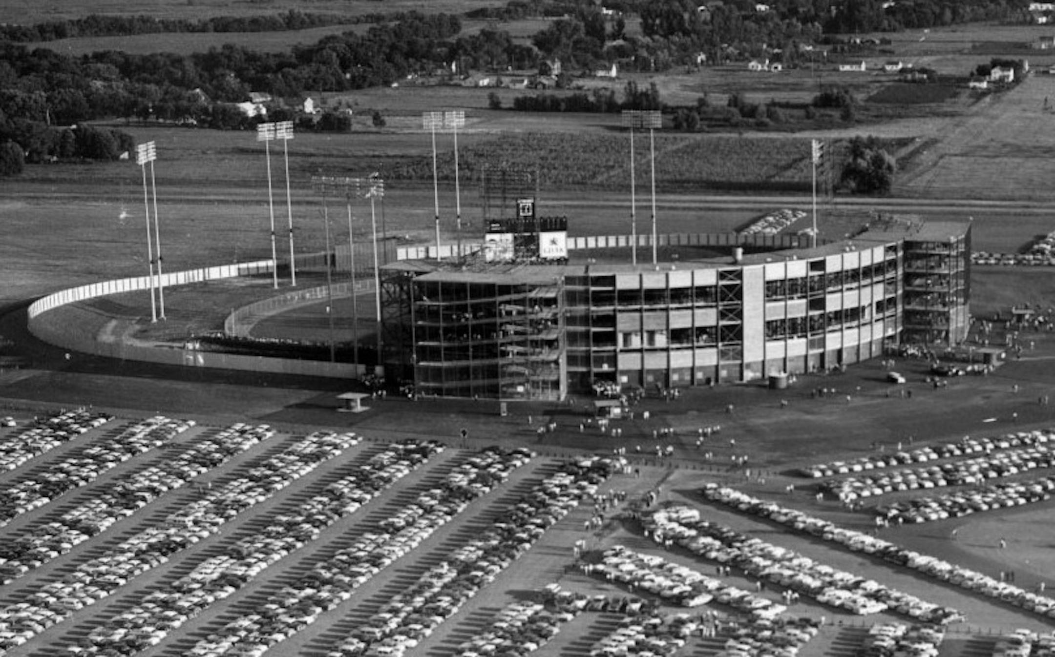 Star Tribune file photo of Metropolitan Stadium aka Met Stadium baseball field in Bloomington, Minnesota, in an approx. 1956 photo.