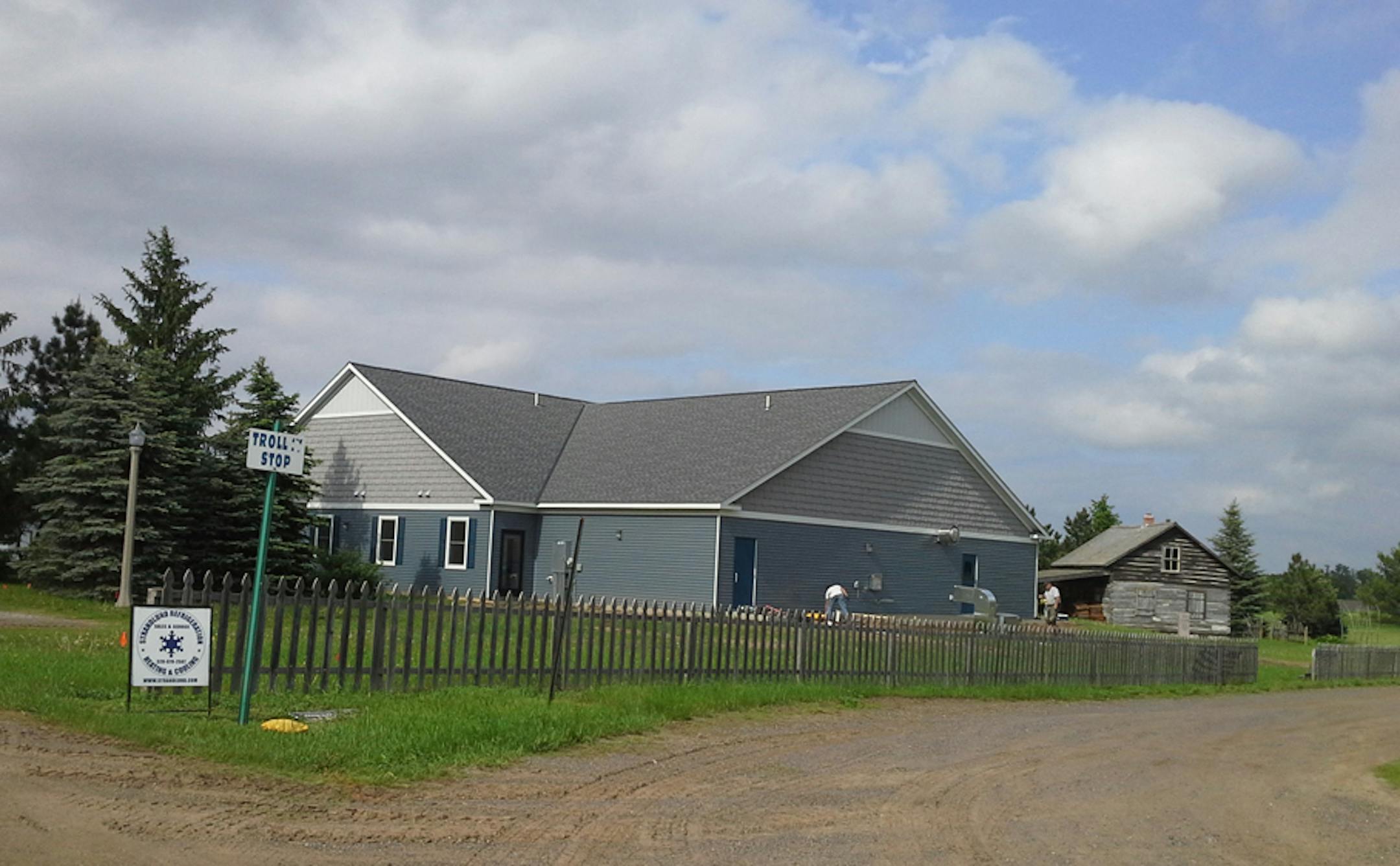 Isanti County Historical Society's new building. Tesha Christensen-Pettit took the photo
