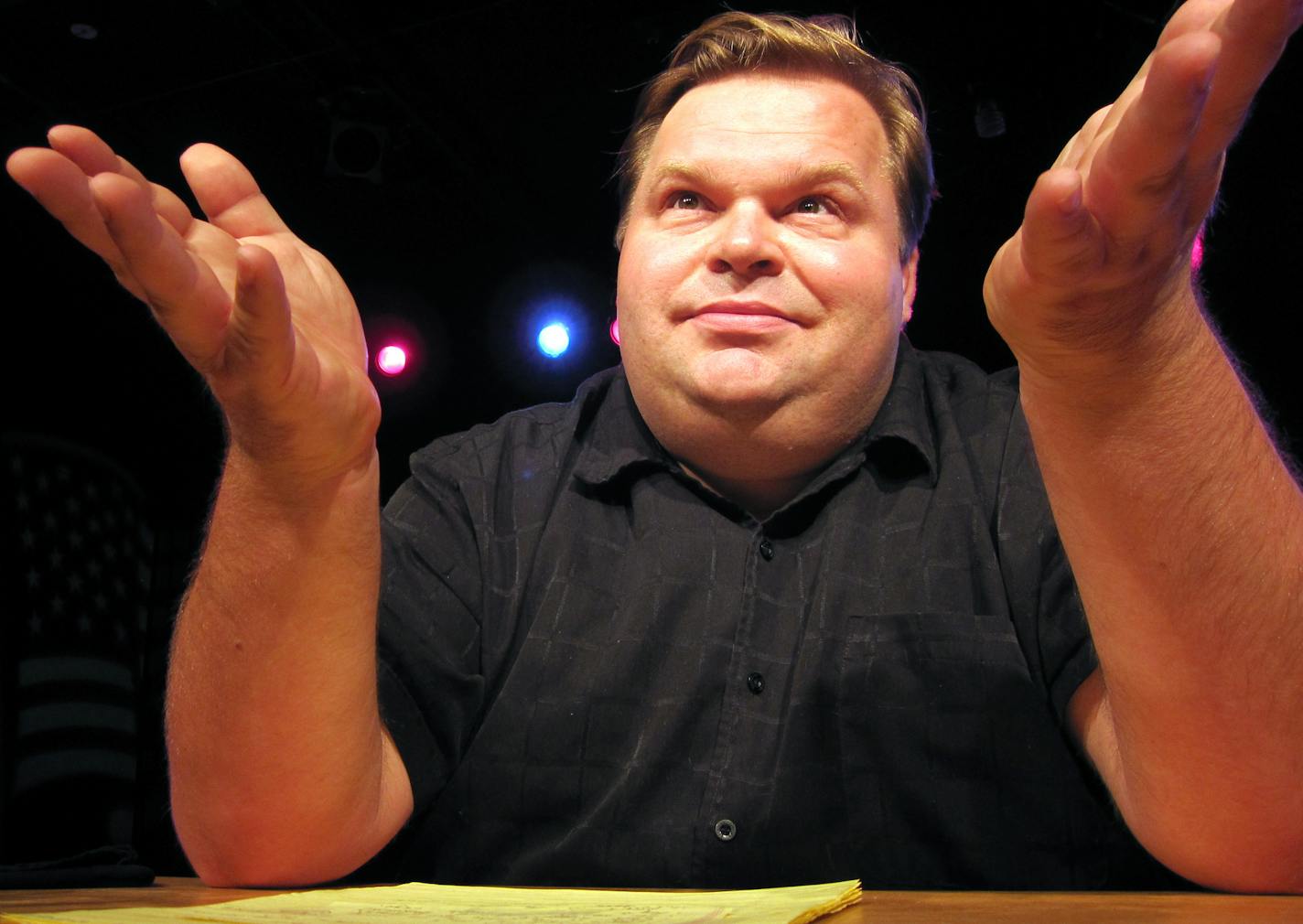 Mike Daisey's 18-part "A People's History" is inspired by Howard Zinn's alternative history of the United States.