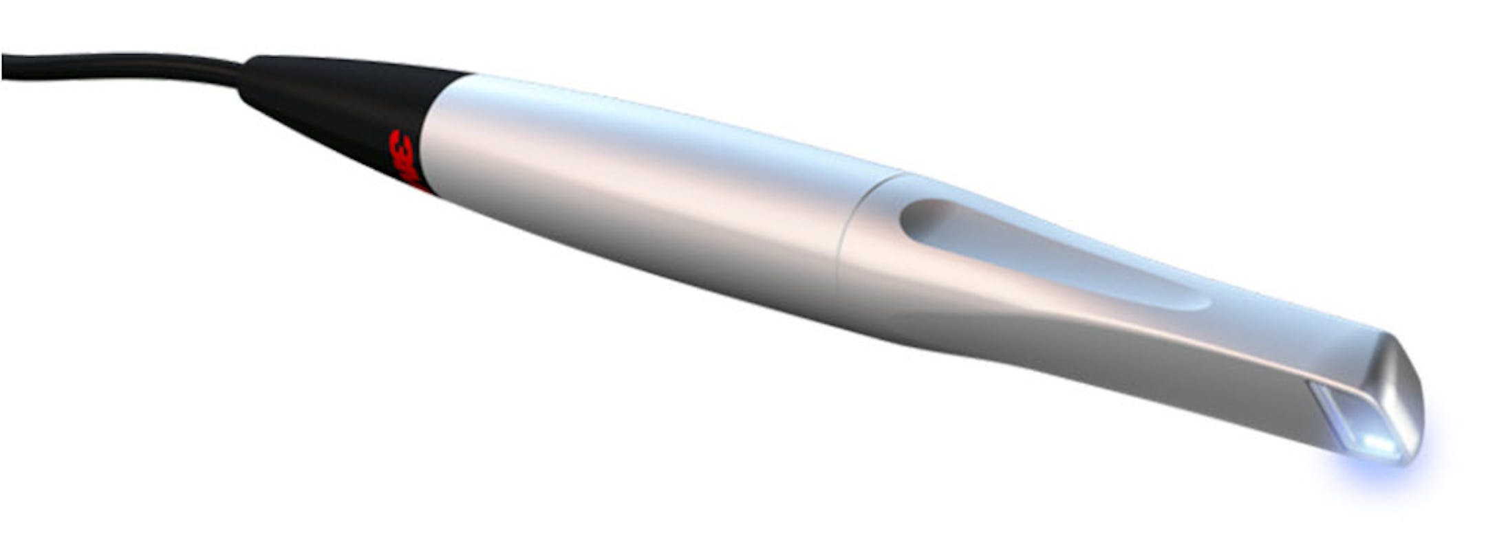 The photos show a) a new 3M digital dentistry scanner/camera that is the size of a pen and b) the computer/monitor that will show live images to the patient and dentist. The scanner takes 3D images of the teeth/cap, bridge and sends the 3D images of an entire mouth to a lab in seconds. No need to use goopy trays to make dental impressions any more.