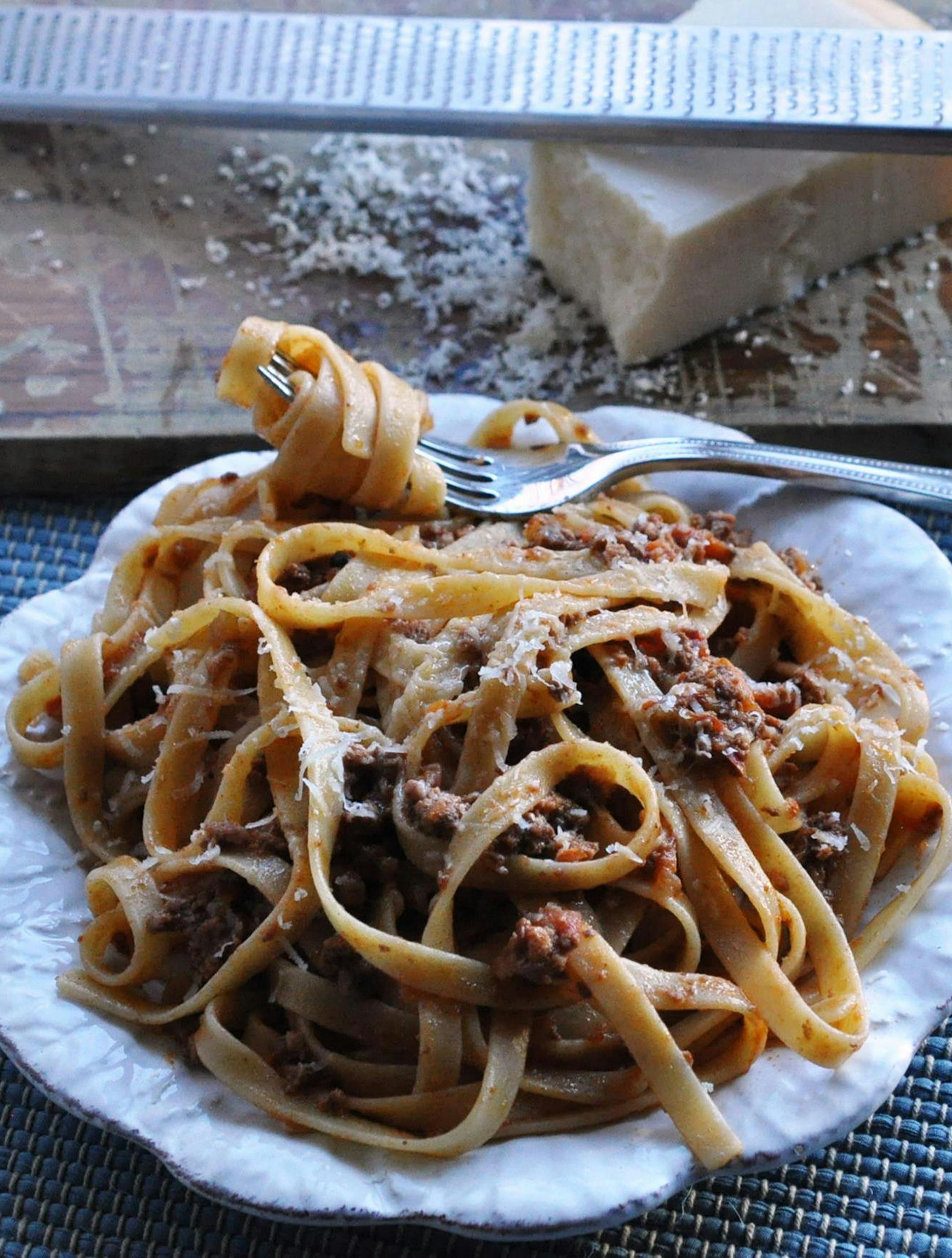 Slow cooker Bolognese Sauce.