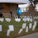 People killed as a result of domestic violence since 2020 are named at a memorial event hosted by Maria’s Voice in October 2022 in Maple Grove.