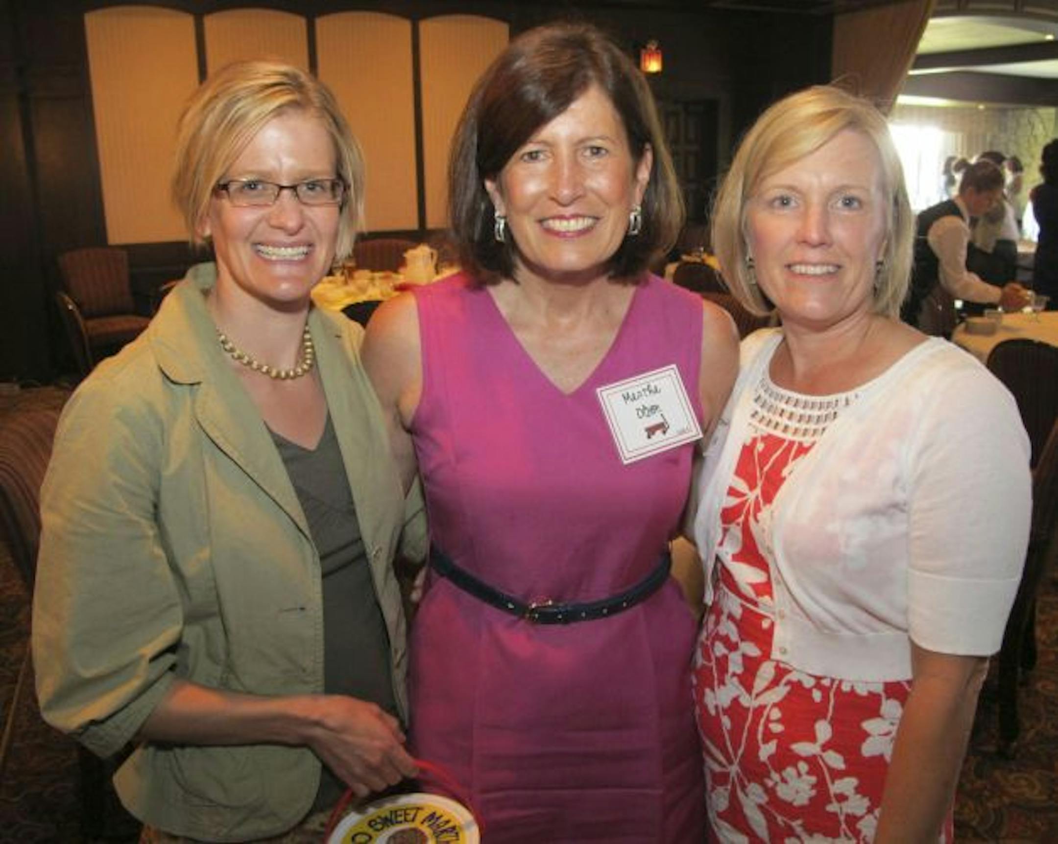 Carley M. Stuber, Martha Rossini Olson and Patti Smith.