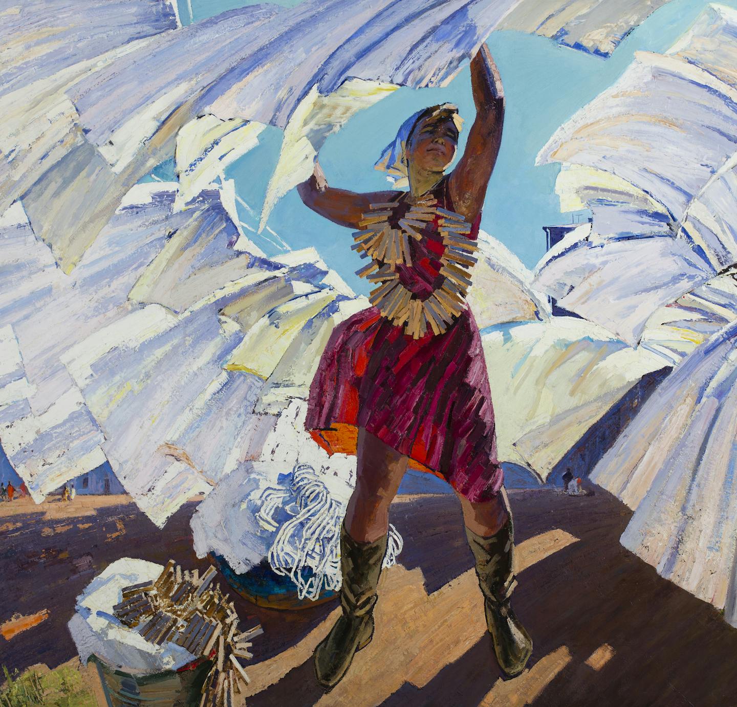 Mai V. Dantsig&#x2019;s 1965 painting &#x201c;A Sunny Day.&#x201d