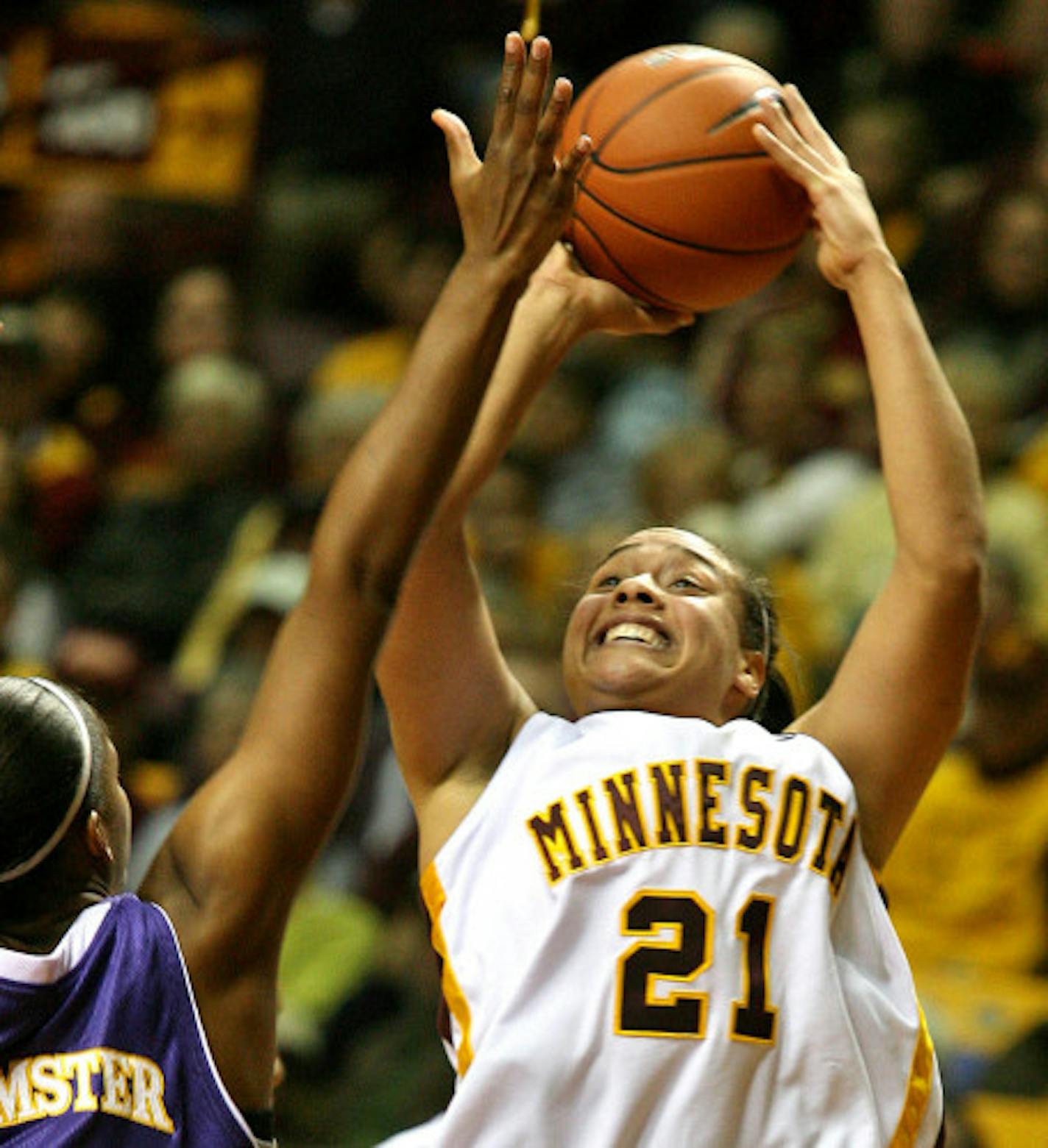 Gophers Ashley Ellis-Milan scored a career-high 22 points in a recent victory over Penn State.