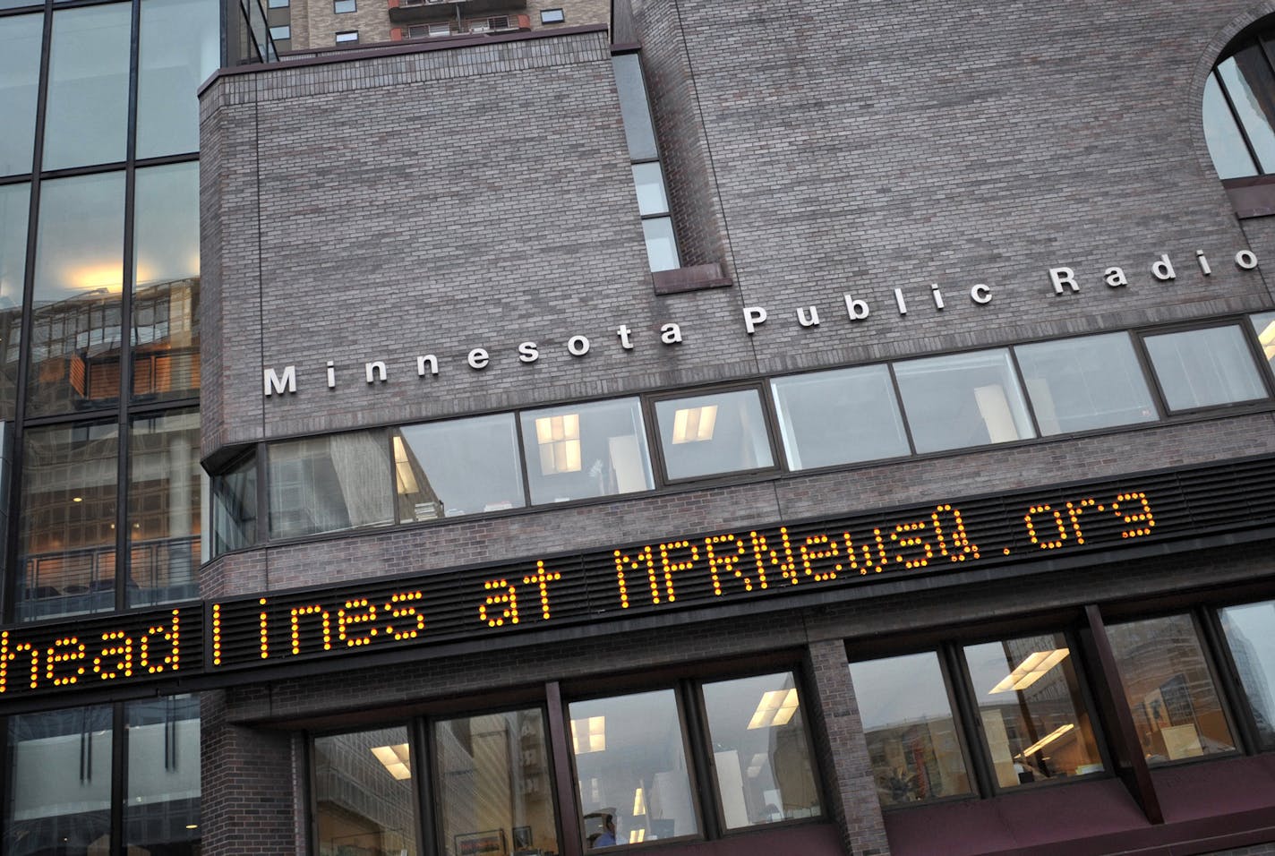 Minnesota Public Radio's headquarters in downtown St. Paul.