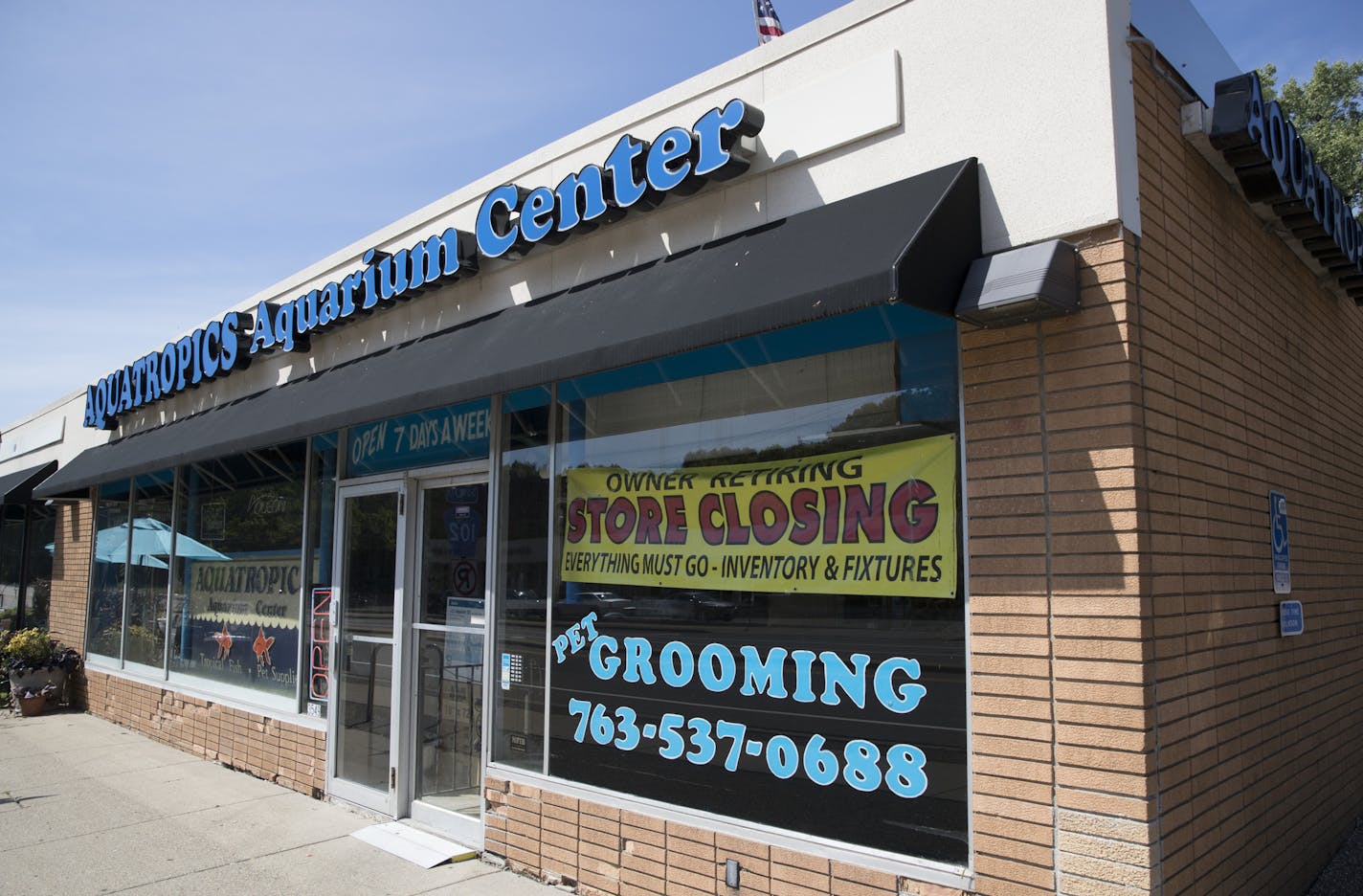 Kevin McMenamy started his tropical fish store nearly 40 years ago in a spirit of whimsy. So, he plans on going out of business the same way. His store Aquatropics Aquarium Center on August 8, 2017 in Crystal, Minn. ] RENEE JONES SCHNEIDER &#x2022; renee.jones@startribune.com