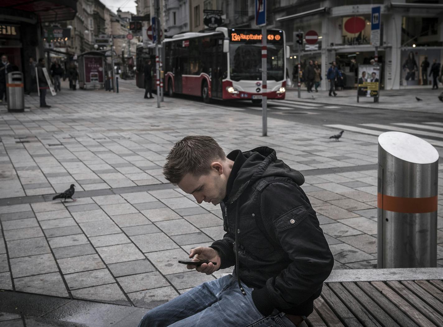 -- PHOTO MOVED IN ADVANCE AND NOT FOR USE - ONLINE OR IN PRINT - BEFORE OCT. 11, 2015. -- Max Schrems, who won a landmark privacy case in the European Court of Justice, in Austria, Oct. 8, 2015. Schrems&#xed; legal campaign against Facebook began when he was a 24-year-old student studying at the Santa Clara University School of Law in California. (Sergey Ponomarev/The New York Times)