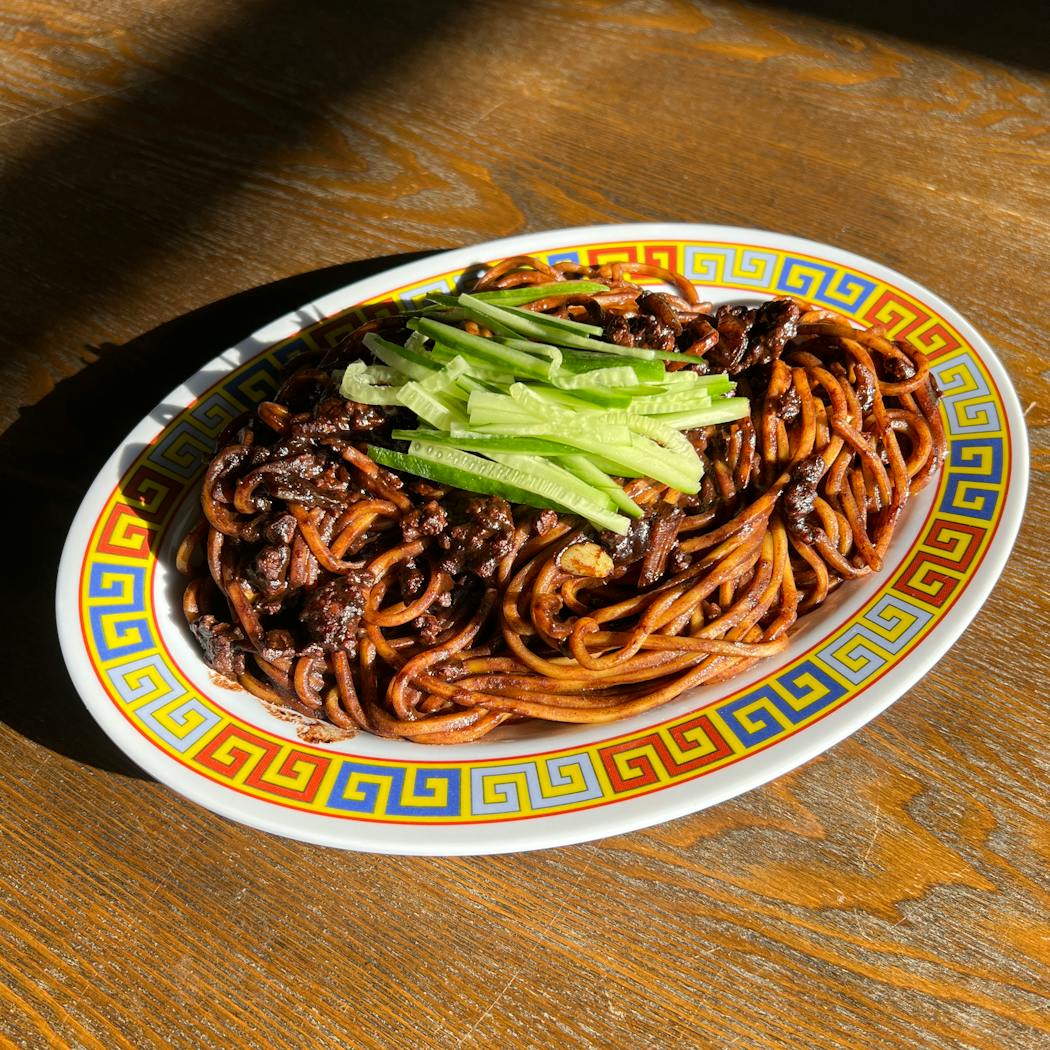 Longevity noodles signify a long life.