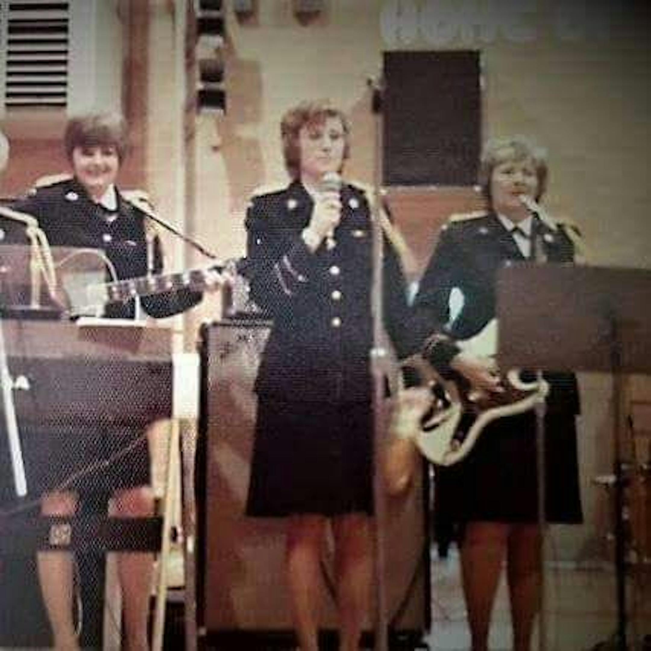 Julie Plumer, one of the last veterans to serve in America's last all-female military band, performs with the Women's Army Corps band during the 1970s. Plumer, who suffers hearing loss, is hoping the VA will classify it as a service-related disability. ORG XMIT: ZVKNTw9uu2LOzD-pAw2B