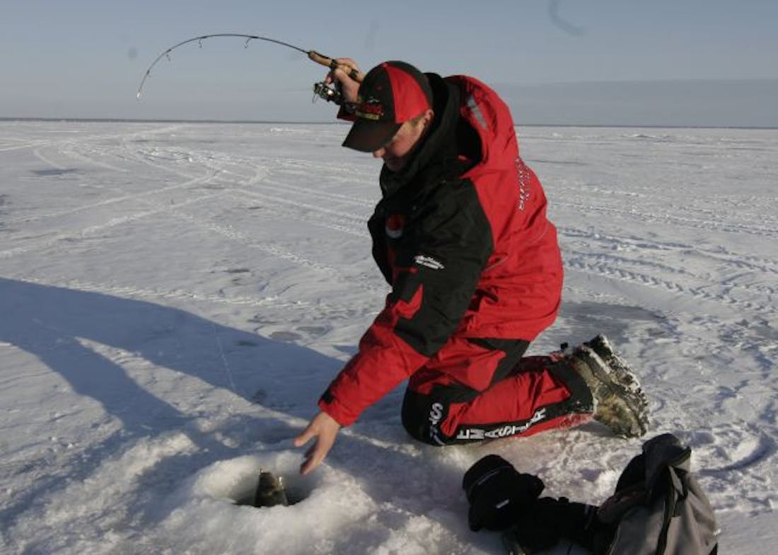 Rough ice season on Lake Mille Lacs at odds with great walleye bite
