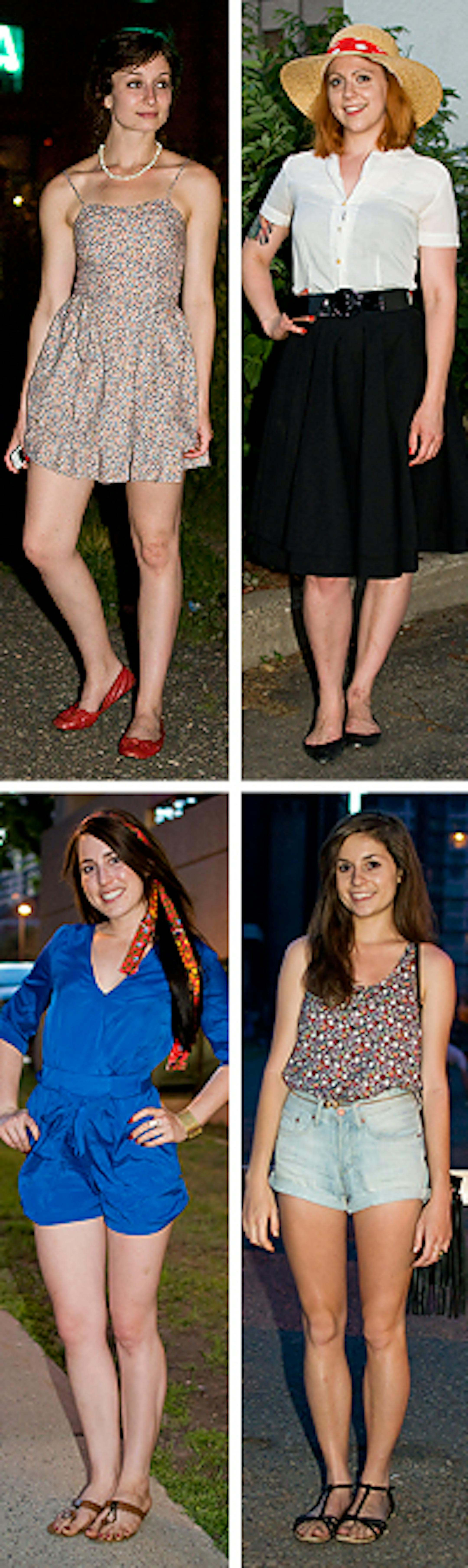 Clockwise from top - Hilary Hubanks, Kristin Bugbee, Tess Kullberg, Shayla