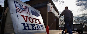 Lincoln Elementary School in Anoka, served as a polling place for voters from percents 1, 4 and 5. ] JIM GEHRZ&#x201a;&#xc4;&#xa2;jgehrz@startribune.c