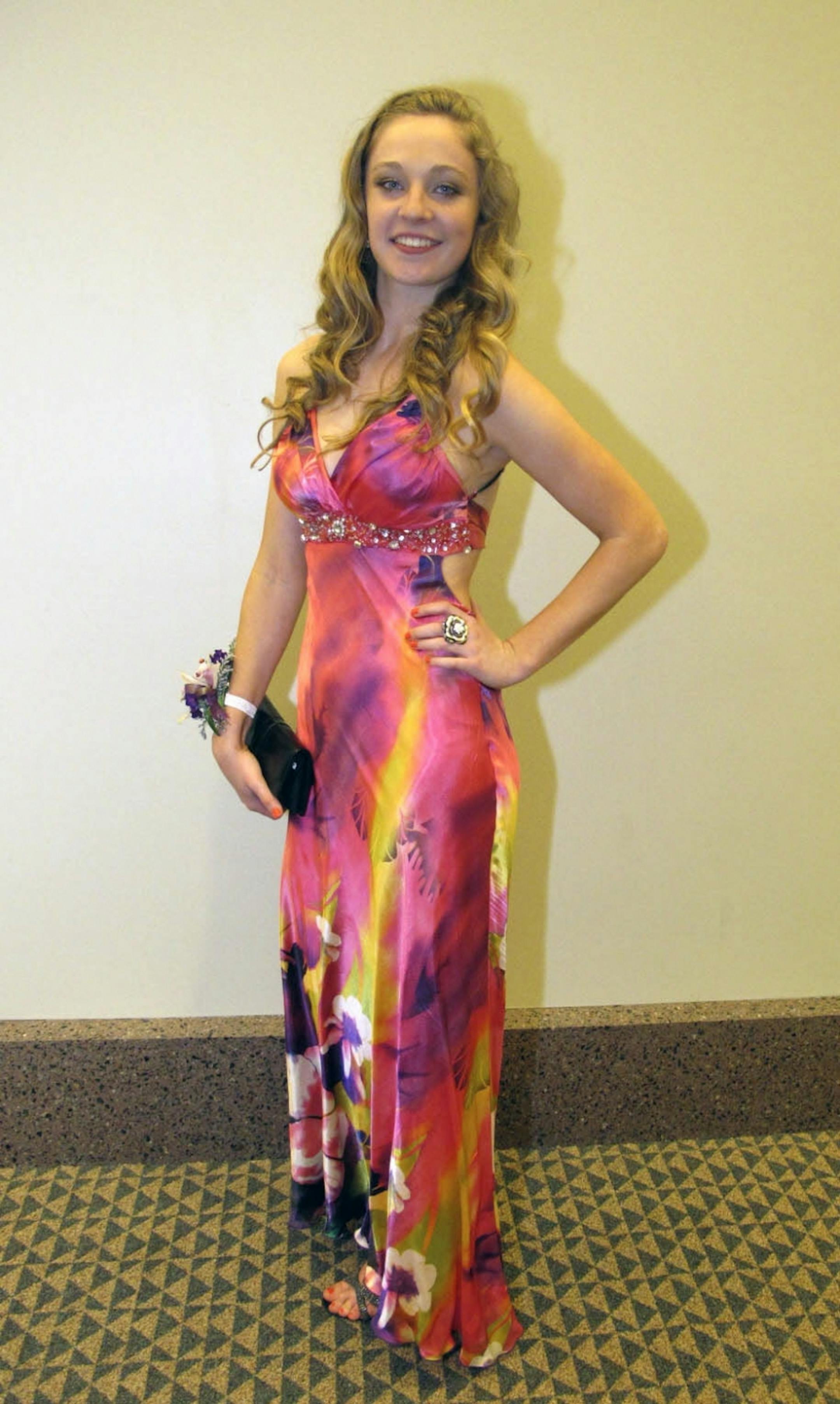 Sara Glassman, sglassman@startribune.com Coon Rapids High School's prom. Wild prints Maddy Goodin, freshman at Jefferson High School Dress: $150, B. Darlin from Macy�s Mall of America Why: �It�s fun and colorful. I saw this and fell in love with it.�