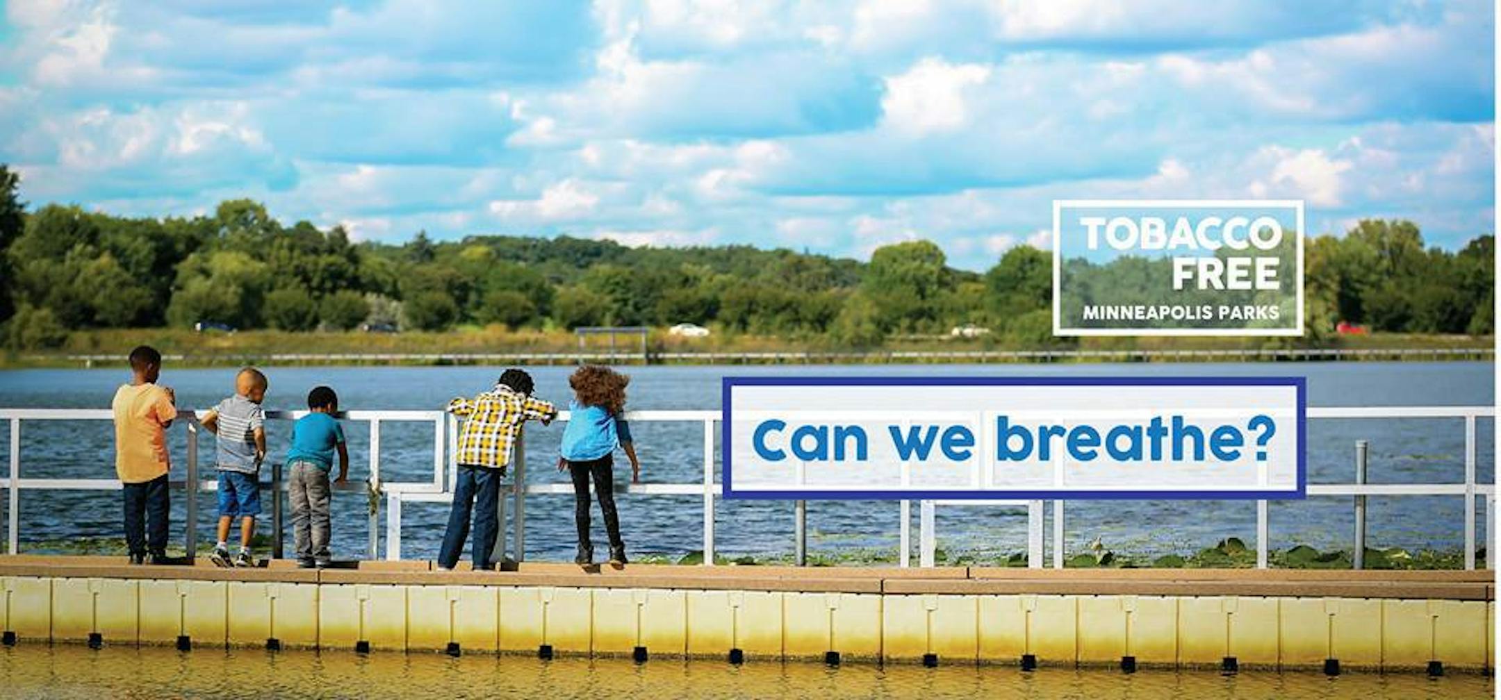 A photo provided by Tobacco Free Minneapolis Parks shows kids at a city park.