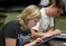 Sophomore Grasha Lund, 15, learned to use her new ipad during a Biology class at Waconia Senior High School, Wednesday, September 4, 2013. A new fiber