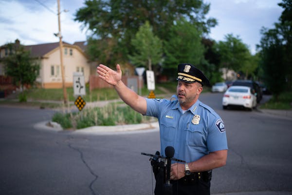 Minneapolis Police Chief Brian O’Hara spoke about a shooting in a North Side alley that left one young person dead Monday.