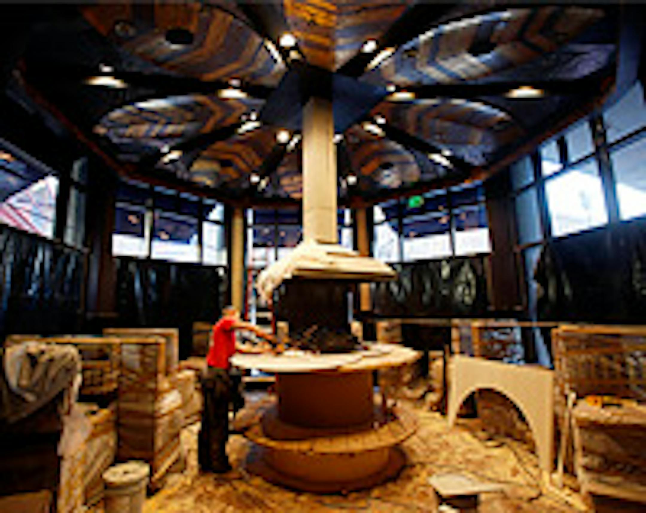 The new Kieran's Irish Pub was under construction last month in the 10,500-square-foot former Bellanotte space at Block E.