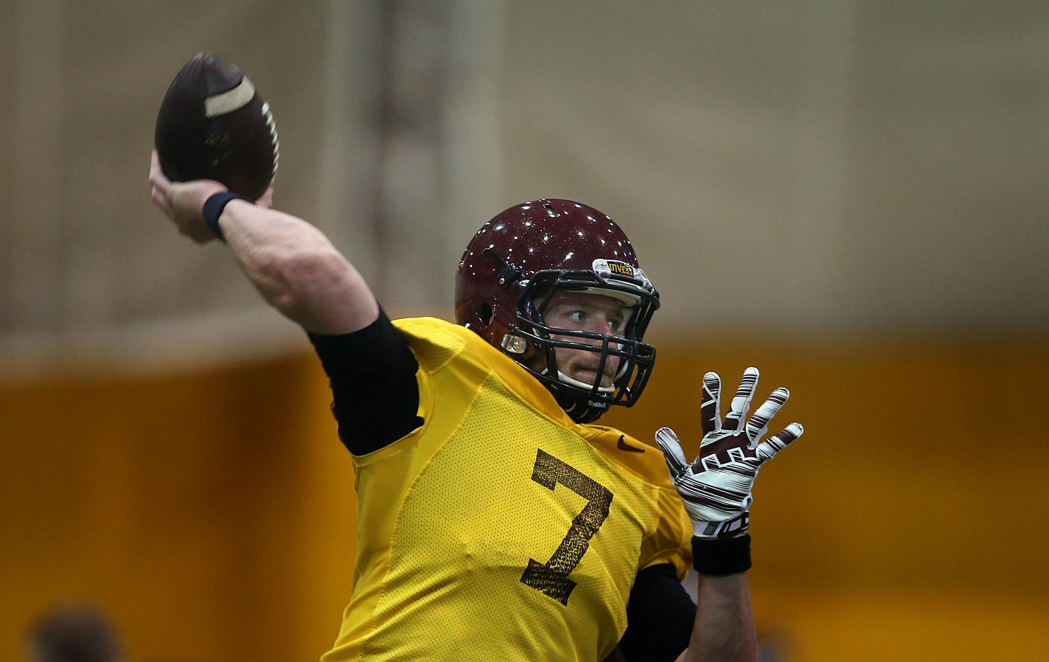 At Big Ten media days, Gophers quarterback Mitch Leidner said, ‘‘This is a team that can be at the top of the Big Ten.’’