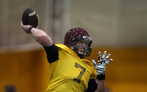 At Big Ten media days, Gophers quarterback Mitch Leidner said, &#x2018;&#x2018;This is a team that can be at the top of the Big Ten.&#x2019;&#x2019;