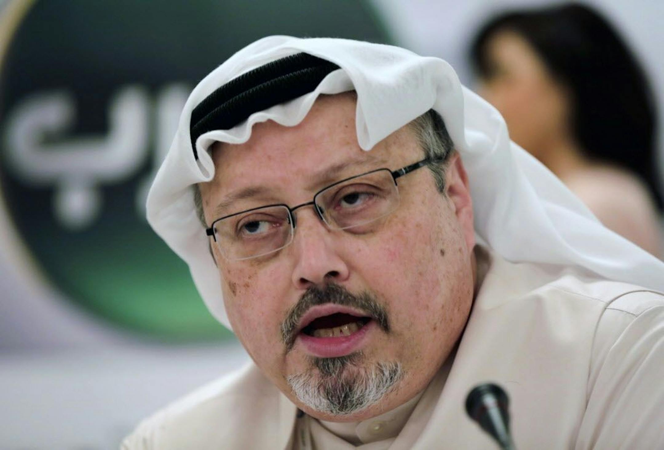 Feb. 1, 2015, file photo, Saudi journalist Jamal Khashoggi