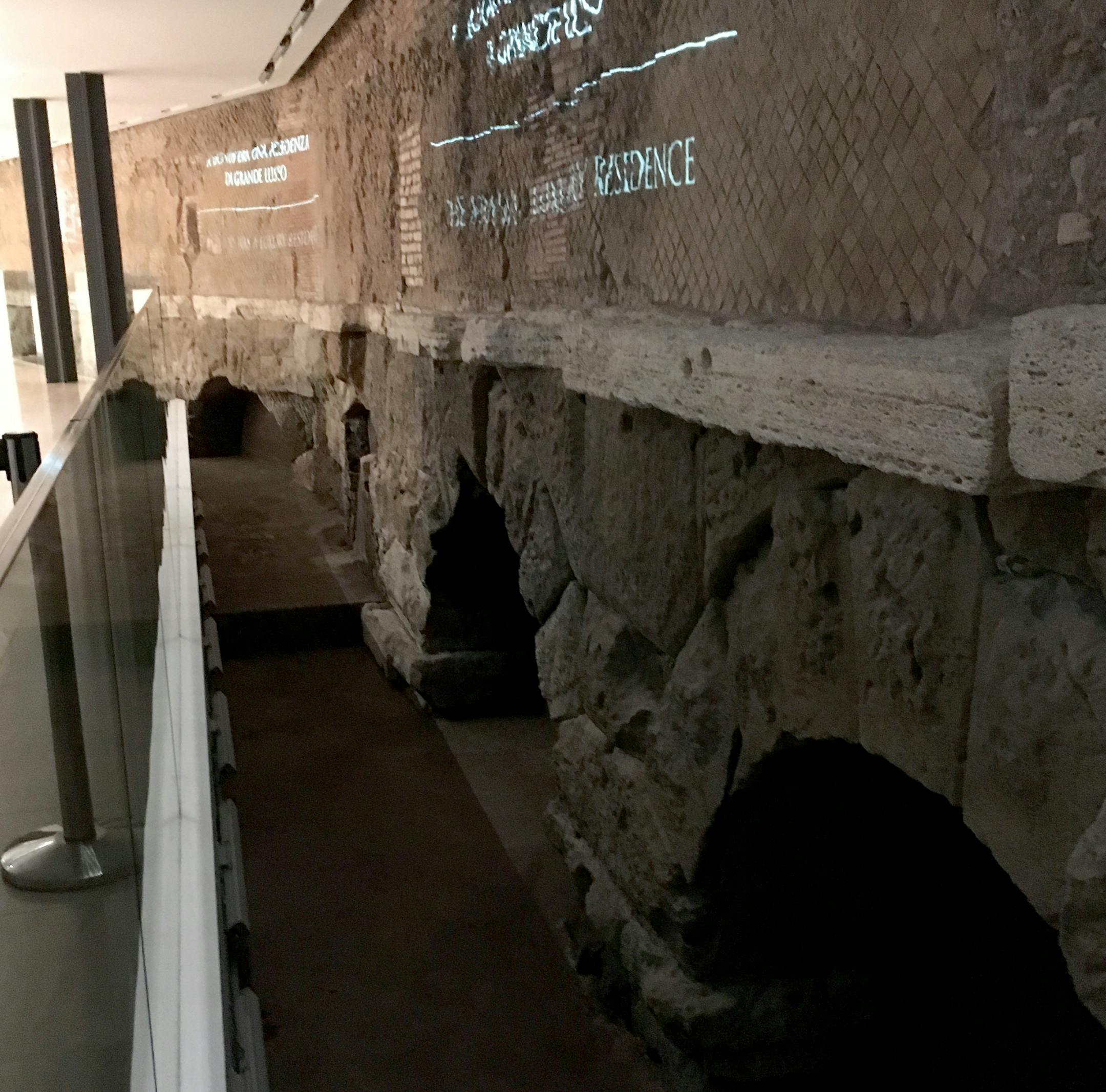Aquaducts that date to 19 B.C.are on display in the basement of Rinascente, an upscale department store in Rome. By Kerri Westenberg, Star Tribune