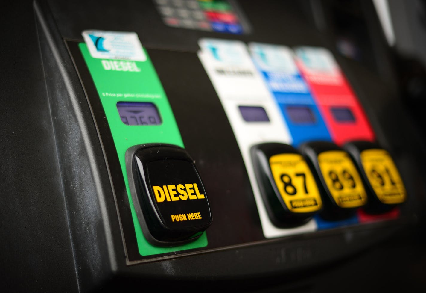 Diesel fuel pump at Freedom Valu Center in Plymouth. Diesel wil become 10 percent biodiesel starting July 1, 2014 ] GLEN STUBBE * gstubbe@startribune.com Wednesday, June 25, 2014 ORG XMIT: MIN1406251706264202