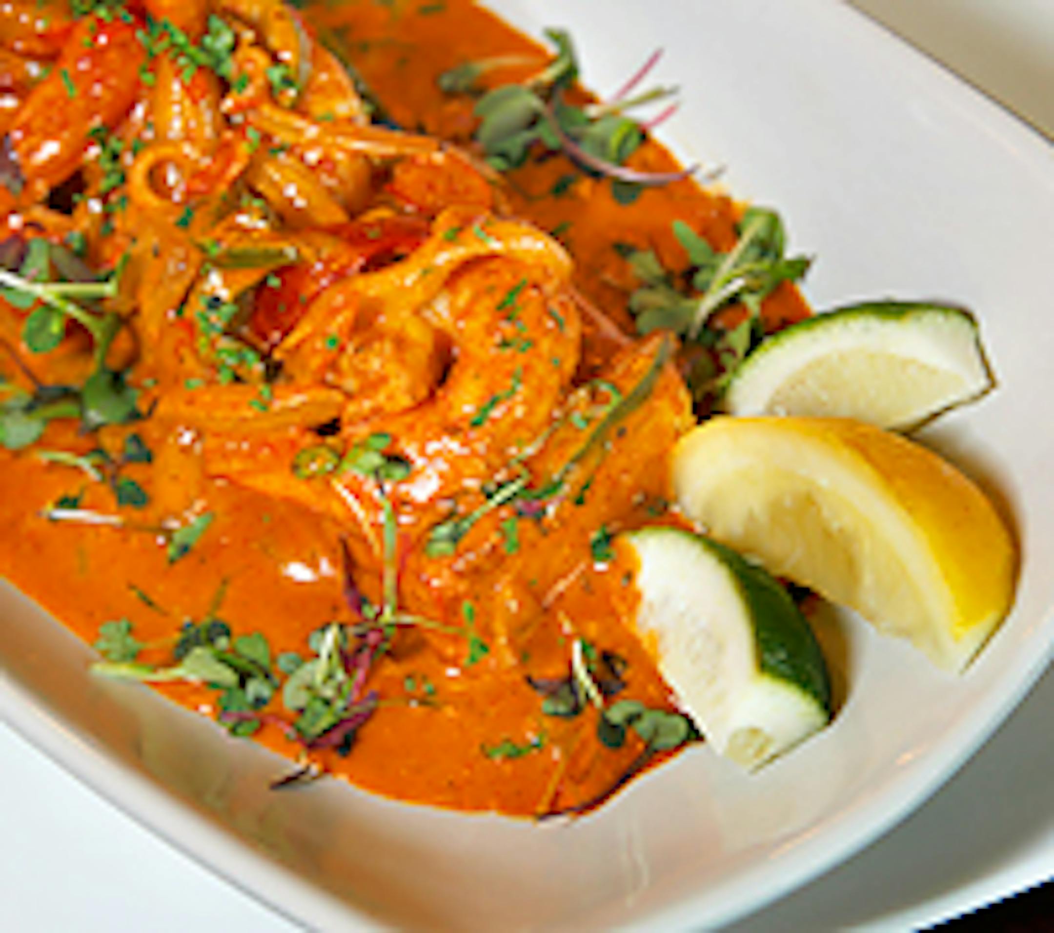 Firecracker shrimp dinner