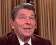 President Ronald Reagan in 1985.