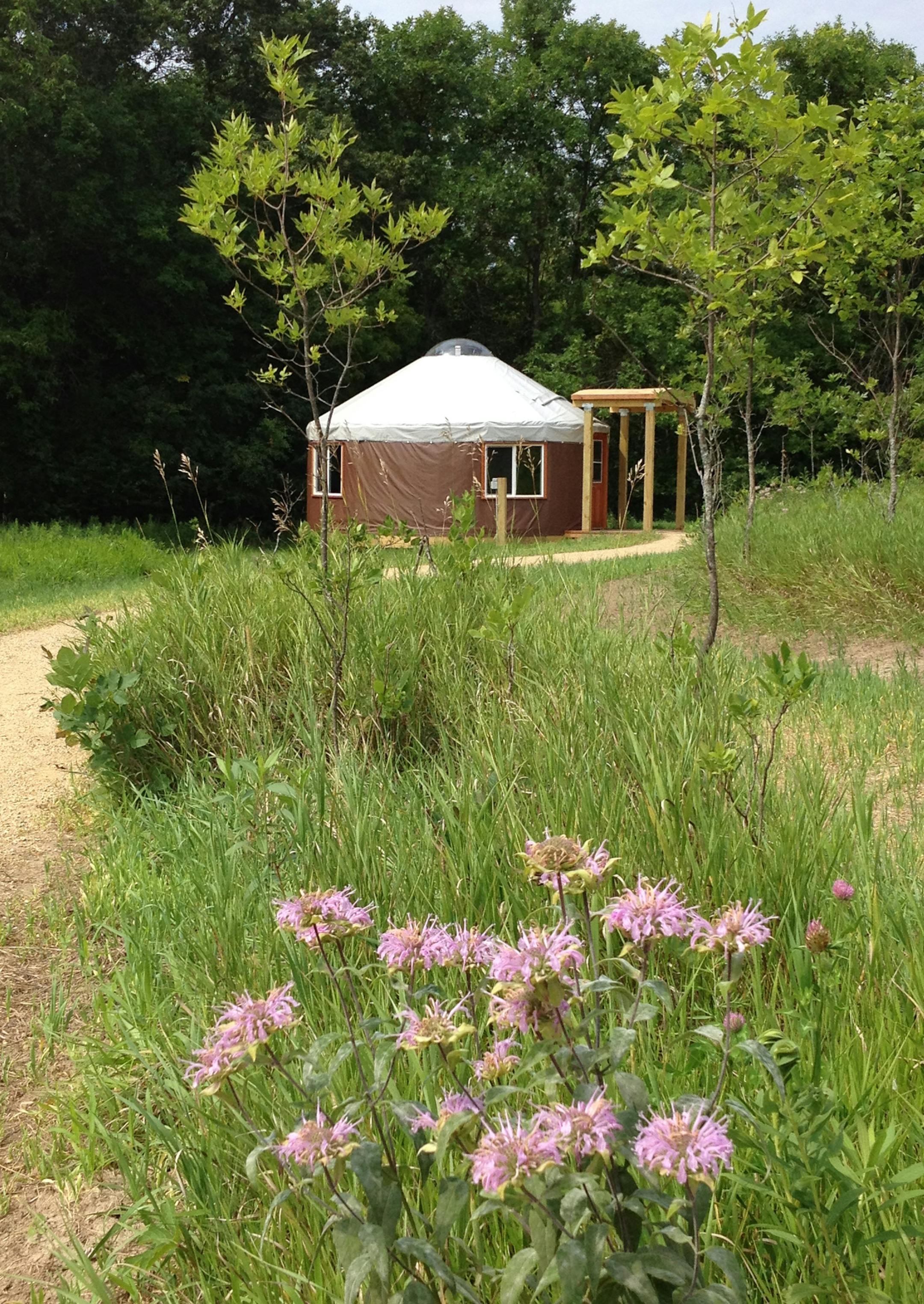 A yurt available for rent at Afton State Park, Minnesota. (Photo courtesy Minnesota DNR)