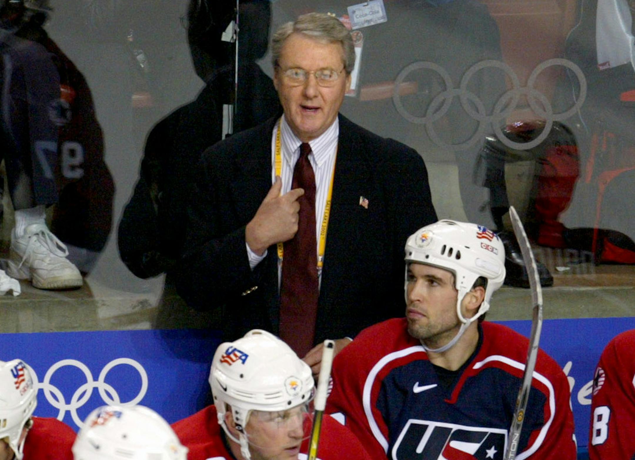 Herb Brooks, when he coached Team USA in 2002.