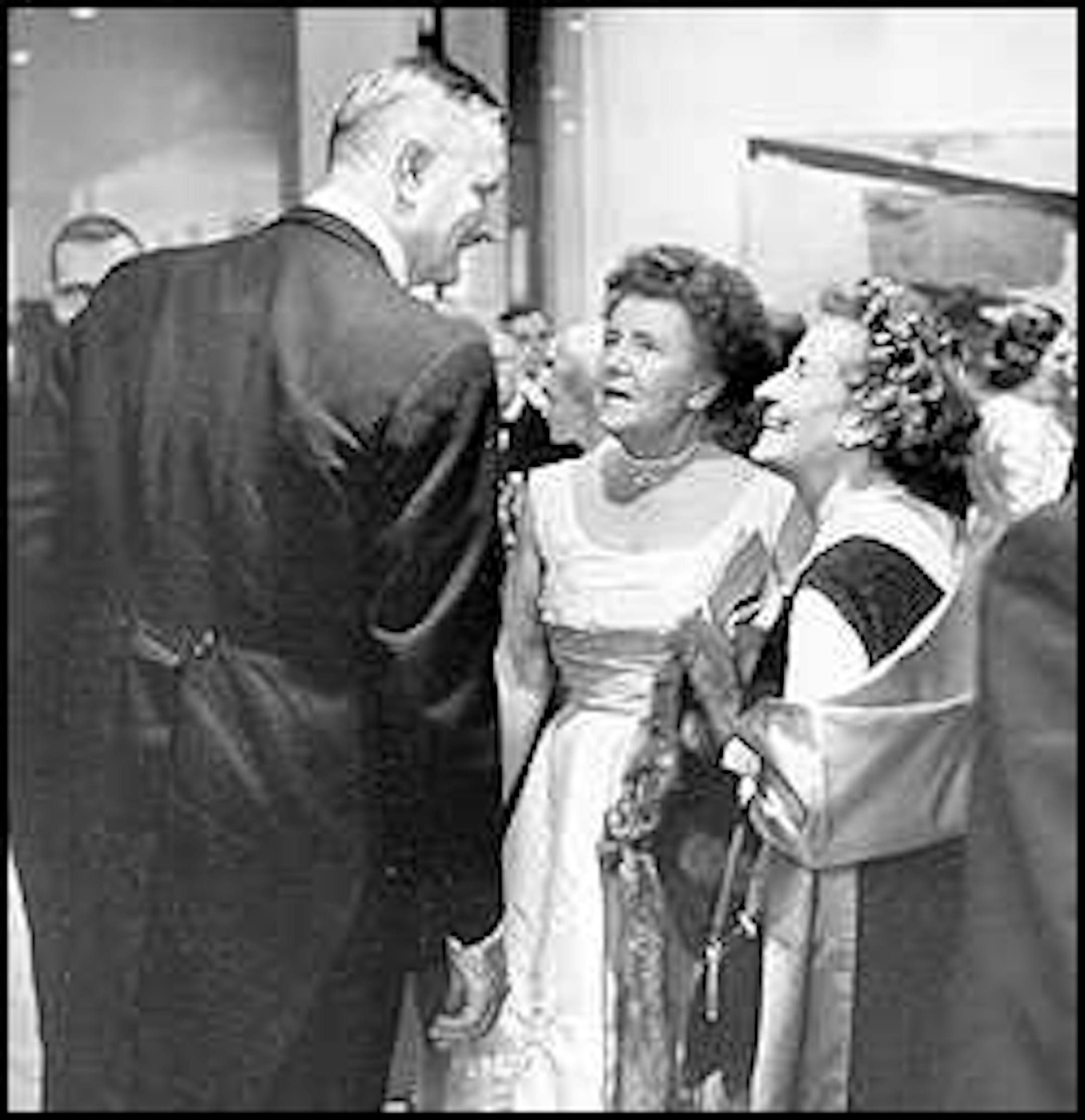 Tyrone Guthrie at the Guthrie's 'Miser' opening