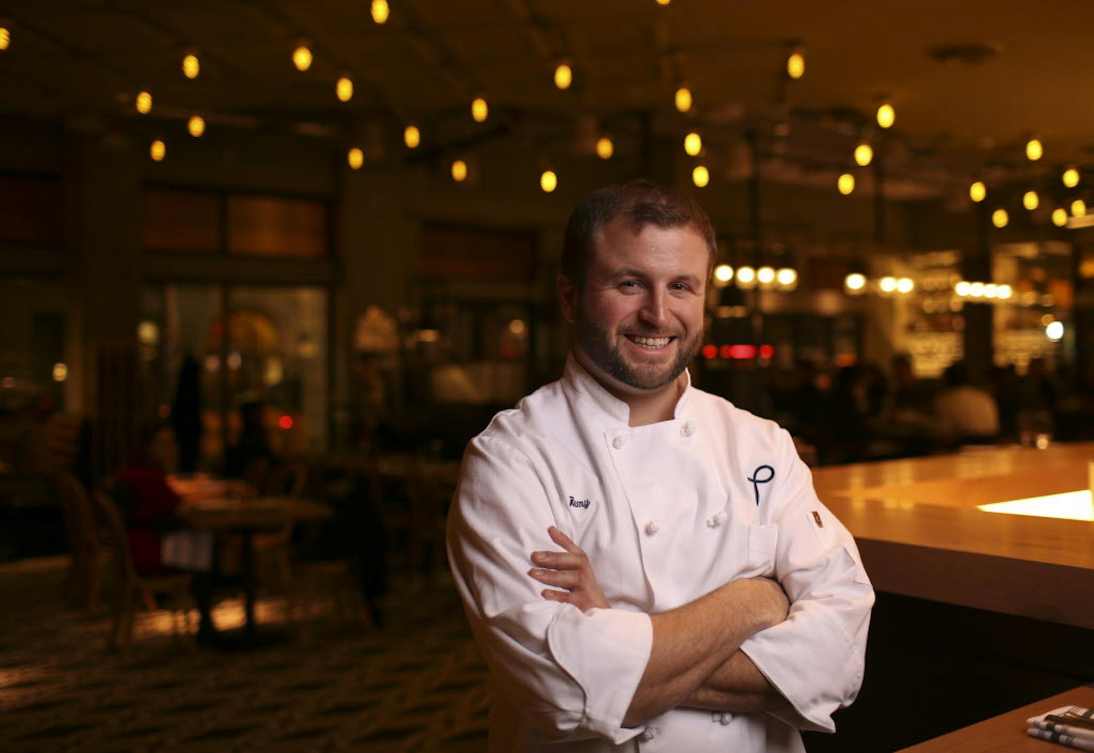 Chef Remy Pettus at Eastside Wednesday night. ] JEFF WHEELER &#xef; jeff.wheeler@startribune.com Eastside, the new downtown neighborhood restaurant by restaurateur Ryan Burnet with chef Remy Pettus, photographed Wednesday evening, November 18, 2015.