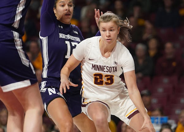 Gophers senor guard Masha Adashchyk, one of the team's hardest workers, is playing more since Destiny Pitts' departure.