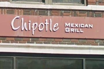 The sign on the Chipotle restaurant on Grand Avenue in St. Paul.