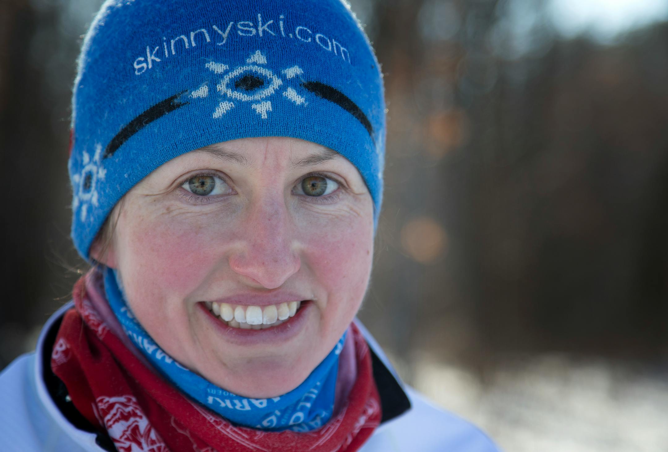 Margie Nelson photographed at Lake Elmo Park Reserve. ] CARLOS GONZALEZ cgonzalez@startribune.com, February 5, 2015, Lake Elmo , Minn., Lake Elmo Park Reserve, American Birkebeiner ski, Left to right, Margie Nelson, Kitty Earl-Torniainen and Heather Norton-Bower.