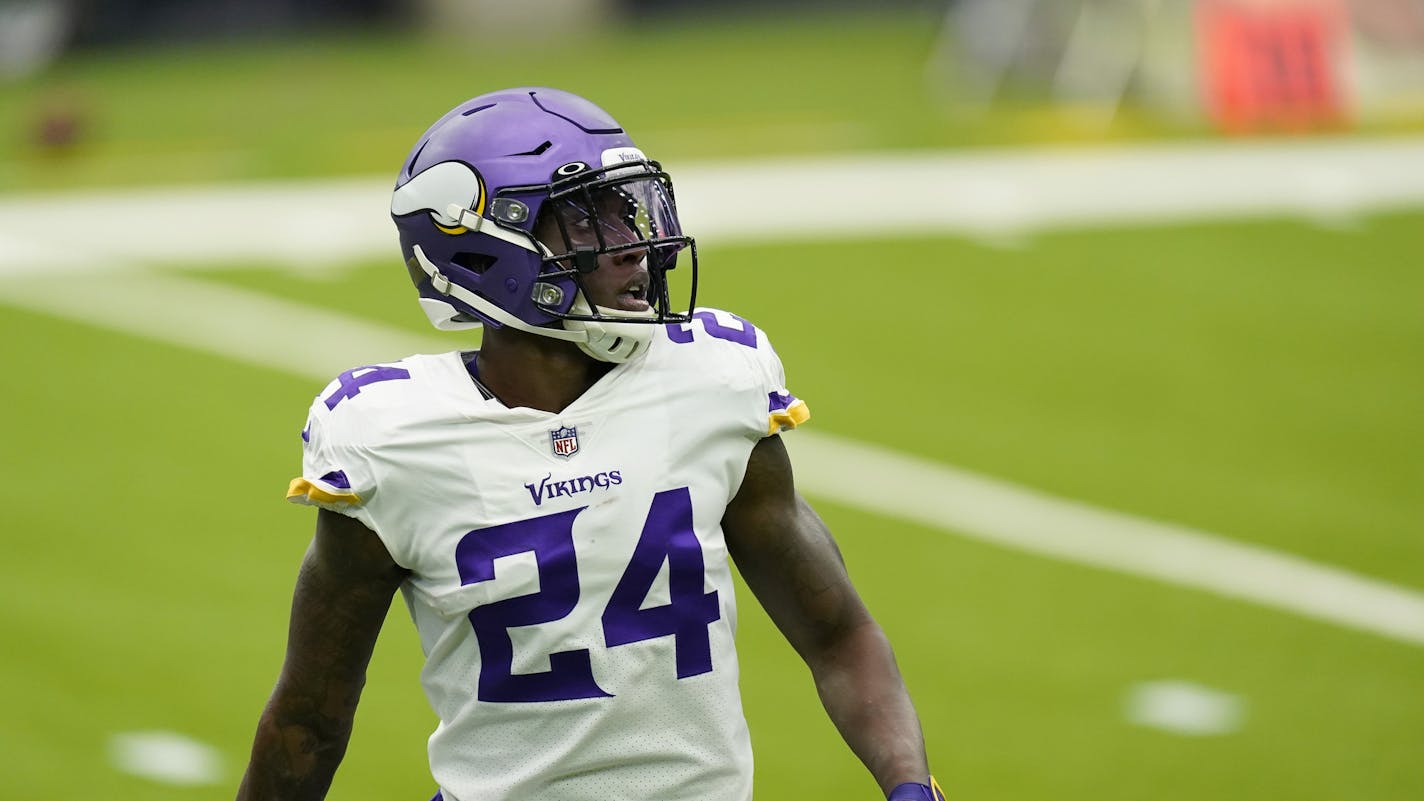 Vikings cornerback Holton Hill (foot) will miss at least three more games.