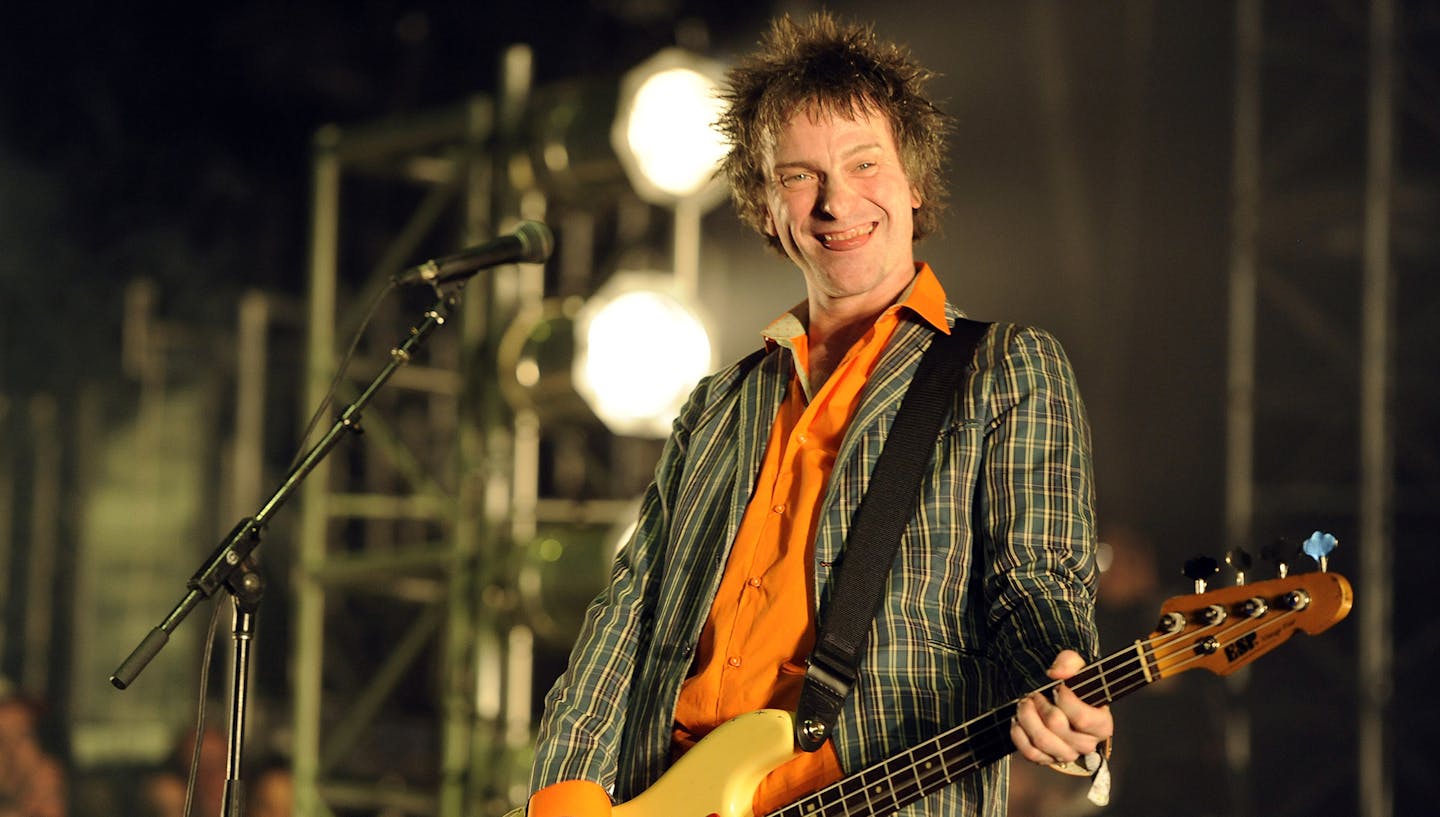 Tommy Stinson of The Replacements performs at the 2014 Coachella Music and Arts Festival on Friday, April 11, 2014, in Indio, Calif. (Photo by Chris Pizzello/Invision/AP) ORG XMIT: CACP155