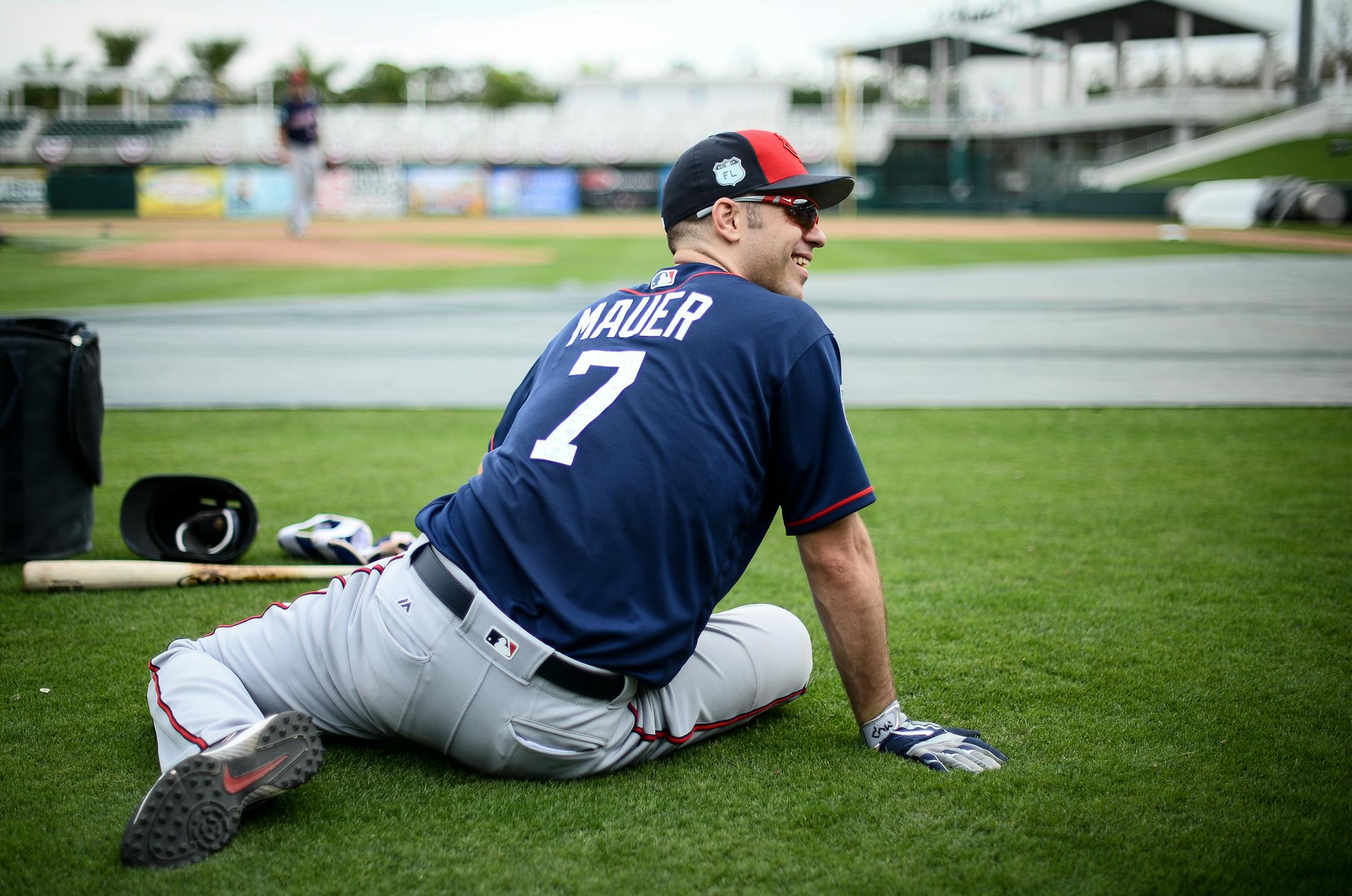 Twins first baseman Joe Mauer