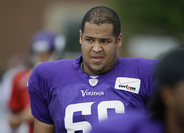 Offensive lineman David Yankey, a fifth-round pick by the Vikings in 2014, was one of nine players signed to the practice squad by the Vikings on Sund