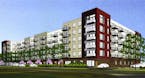 The 172-unit Hello Apartments will take the place of an eyesore, the former Golden Valley Bowl, on an underused stretch of Hwy. 55.