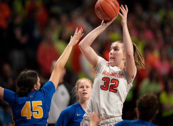 Sophie Hart (32), above playing for Farmington High School,  announced on Twitter she will transfer from North Carolina State where she is not playing