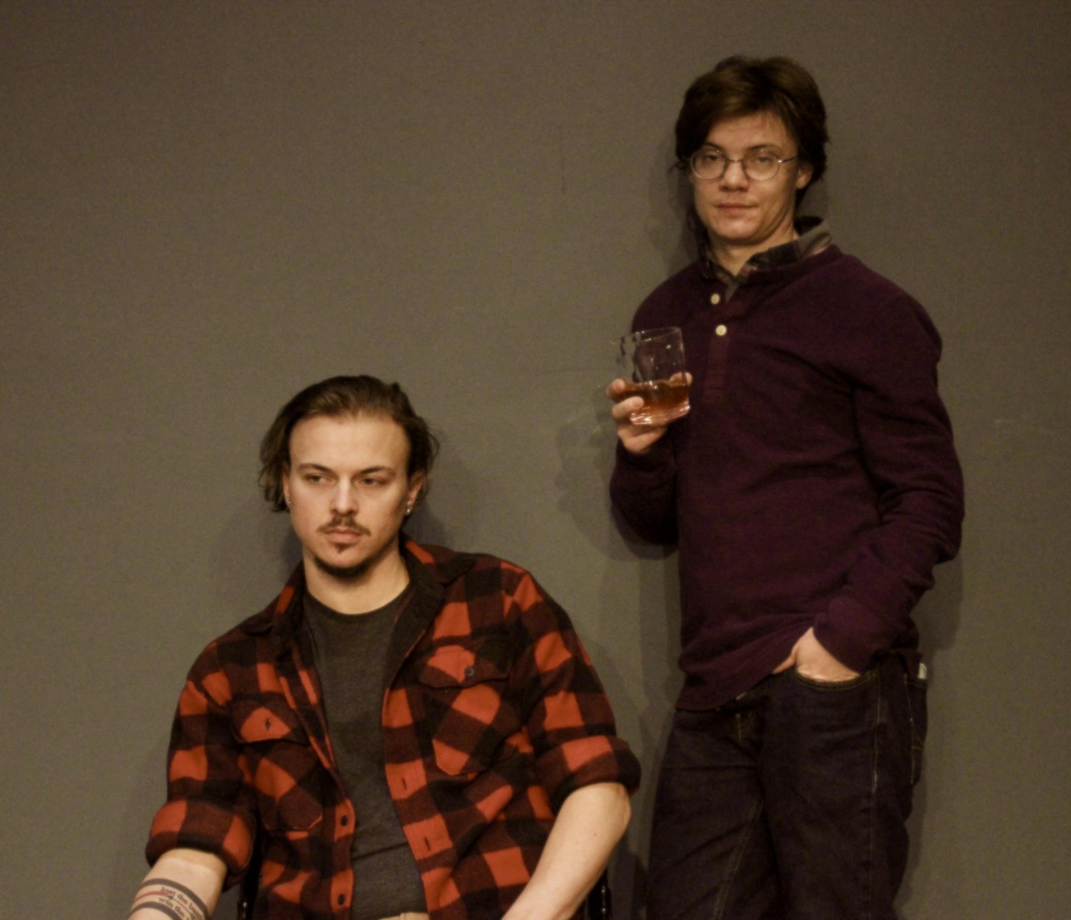 Jeff Miller and Carey Morton in "In a Stand of Dying Trees."