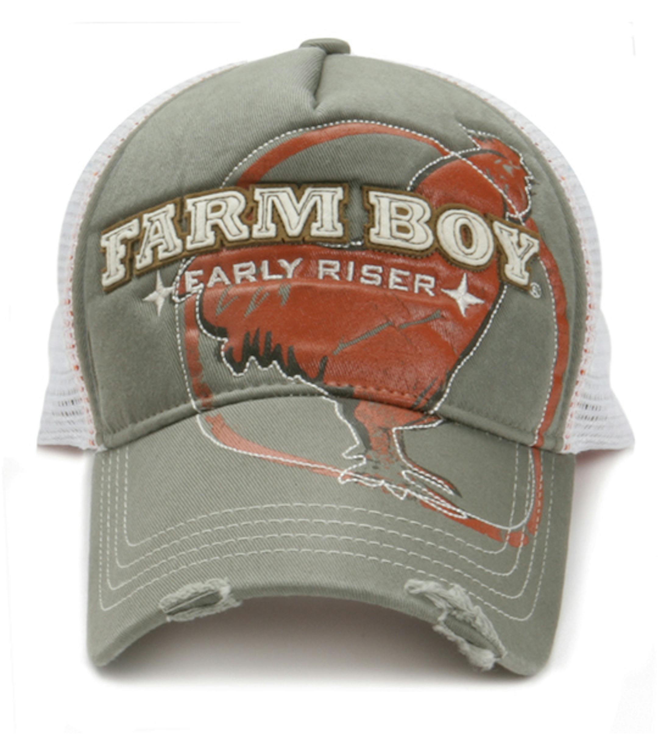 Farm Boy "Early riser" trucker hat.