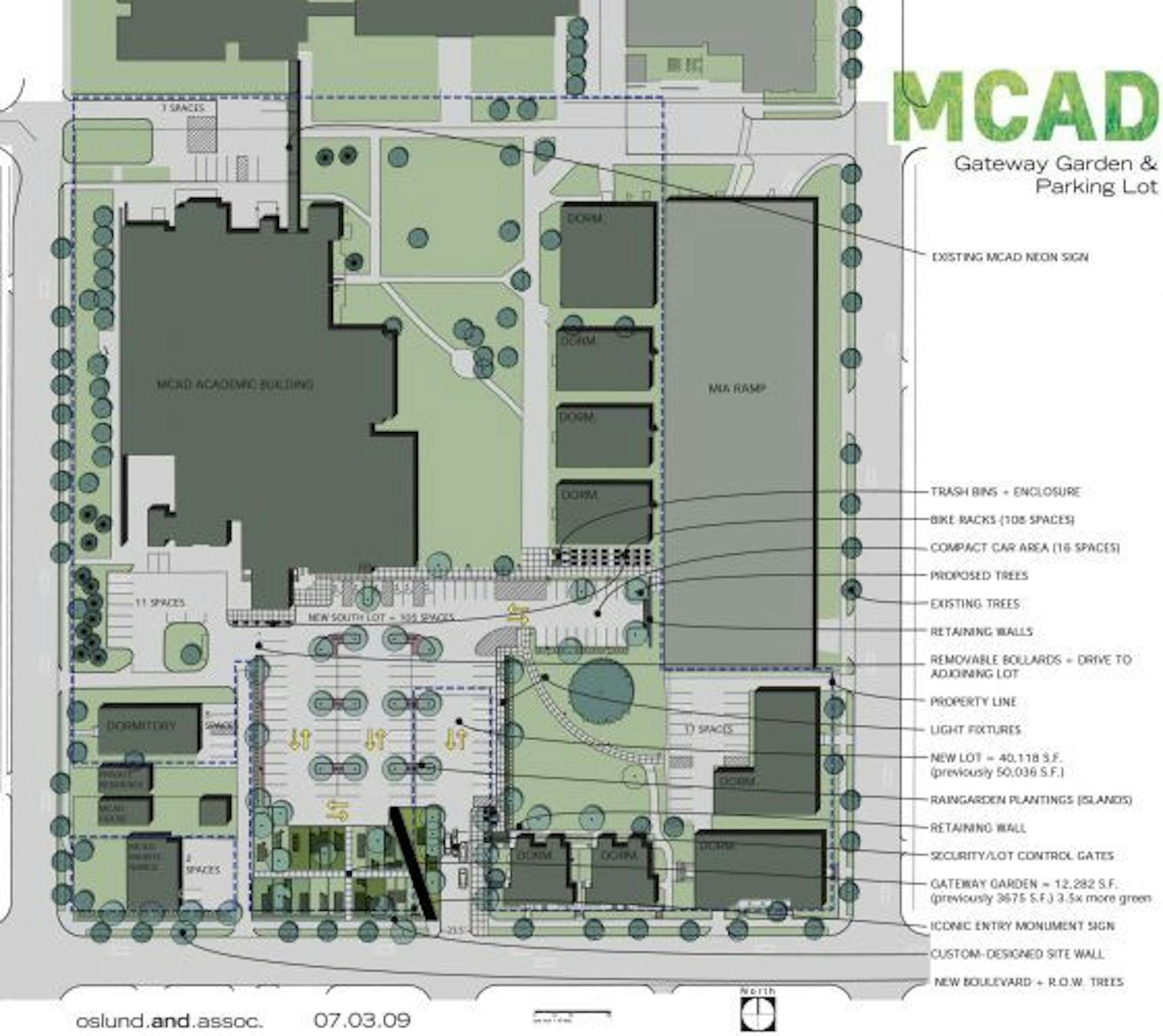iluustration of proposed changes to Minneapolis College of Art and Design MCAD - campus