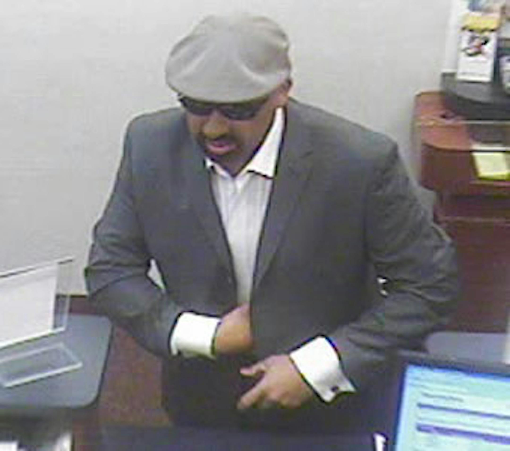 This man is suspected in six bank robberies in less than five months.
