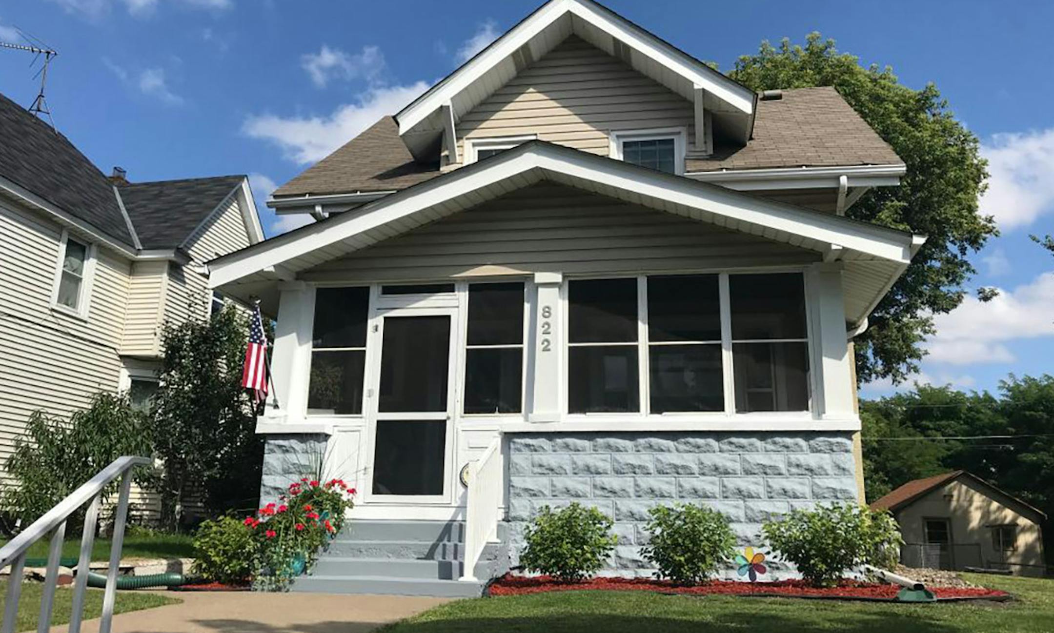 St. Paul
Built in 1913, this three-bedroom, one-bath house located in the North End neighborhood has 1,201 square feet and features three bedrooms on one level, hardwood floors, built-in buffet, leaded glass windows, formal dining room, full partially-finished basement, patio, screened-in porch, fenced yard and one-car detached garage. Listed by Robert Ramirez, Timber Ghost Realty, 651-226-6848.